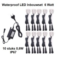 inbouw led 10set